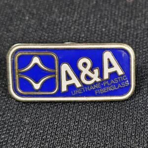 A&A Urethane Plastic Fiberglass Advertising Lapel Pin Enamel Corporate